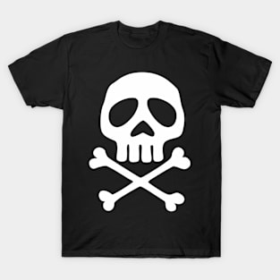 Skull Space Pirate Captain Halloween T-Shirt